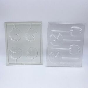 VTG Pac-Man Plastic Lollipop Molds Ms Pac-Man Ghosts Character Chocolate Candy